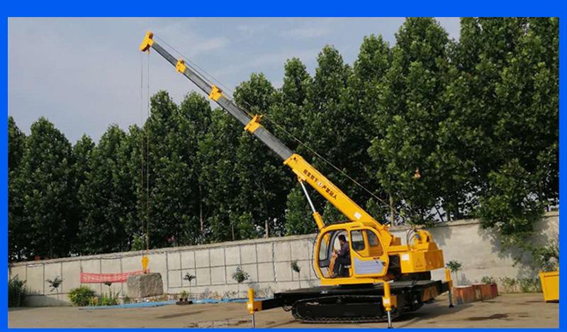 8噸履帶吊操作展示
