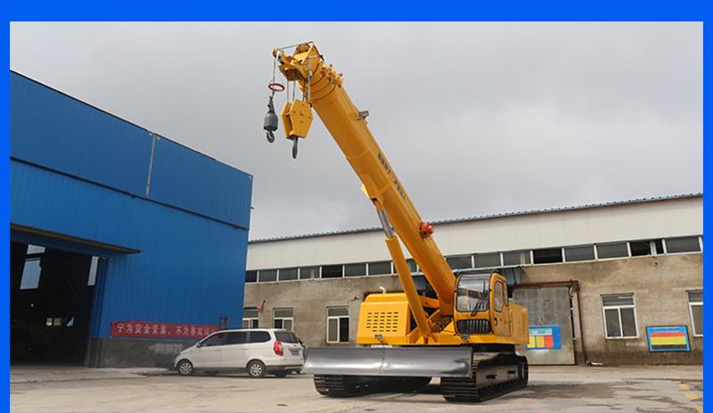 16噸履帶吊實(shí)物拍攝