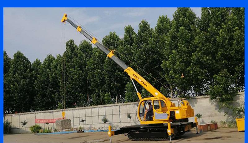 16噸履帶吊操作圖