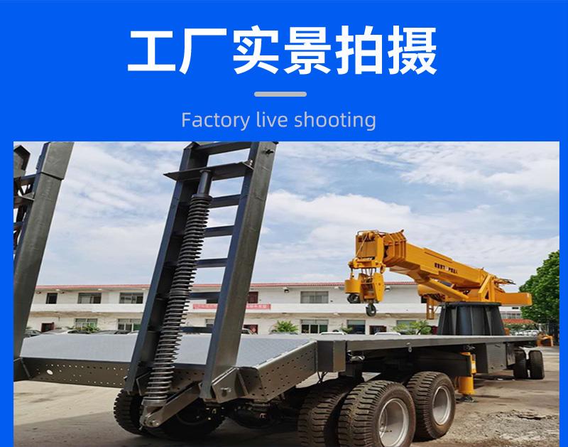 拖拉機(jī)平板吊工廠實(shí)景拍攝