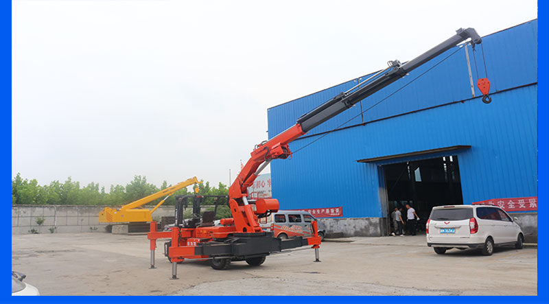 叉車折臂尾吊實(shí)拍