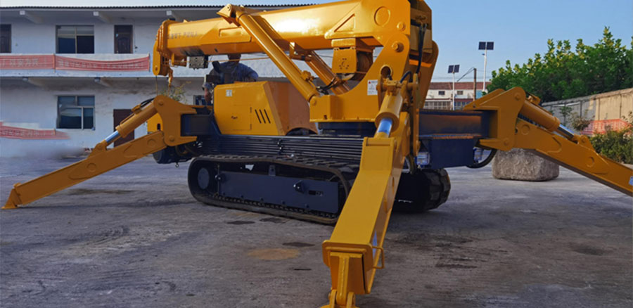 履帶吊車(chē)實(shí)景拍攝